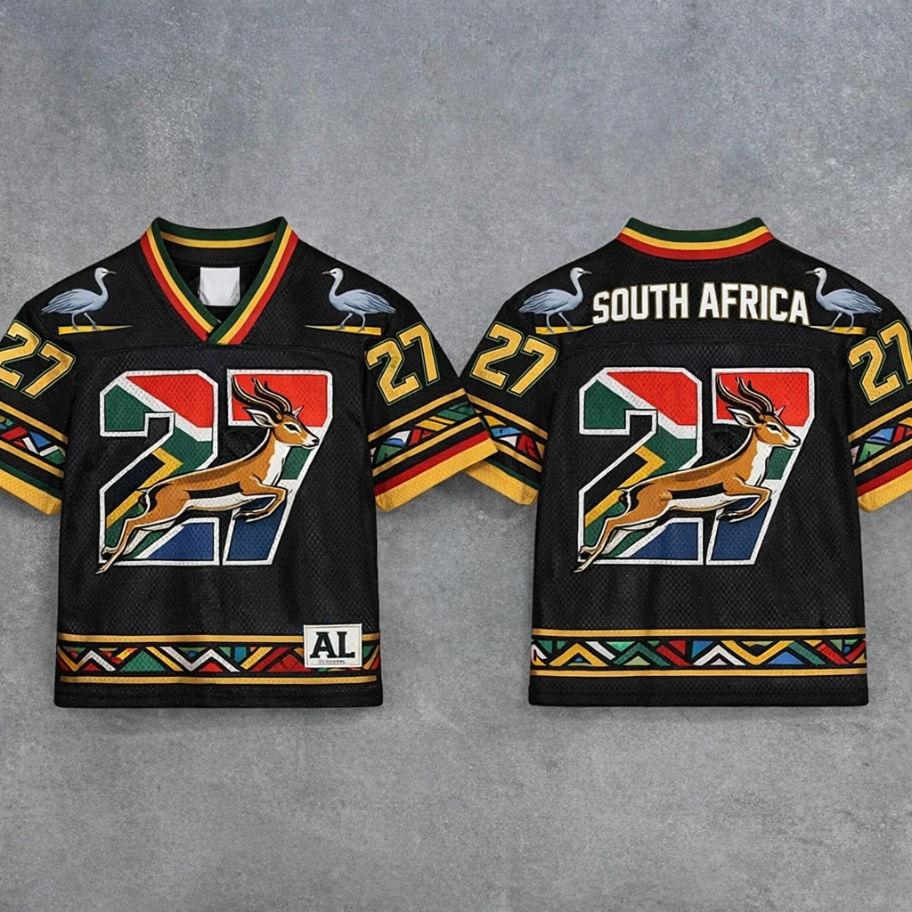 South Africa #27 jersey — Springbok, Ndebele border